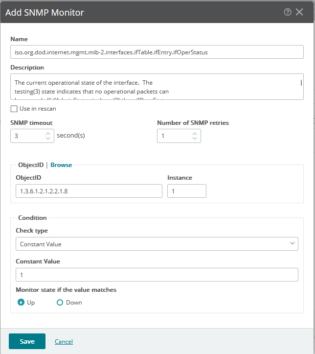Custom SNMP Active Monitor - Progress Community