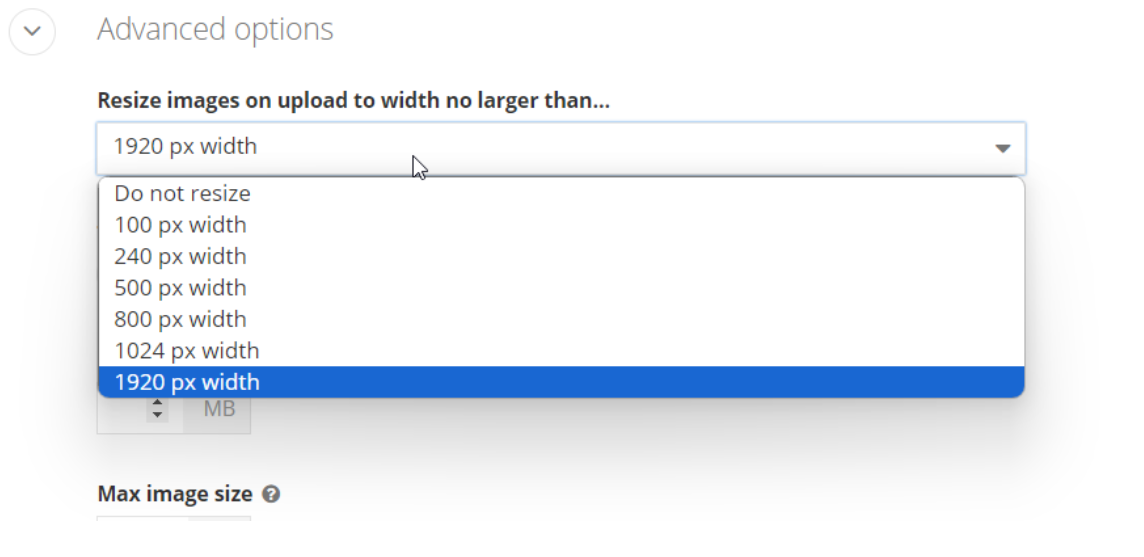 How to add additional resizing options to images on upload - Progress ...