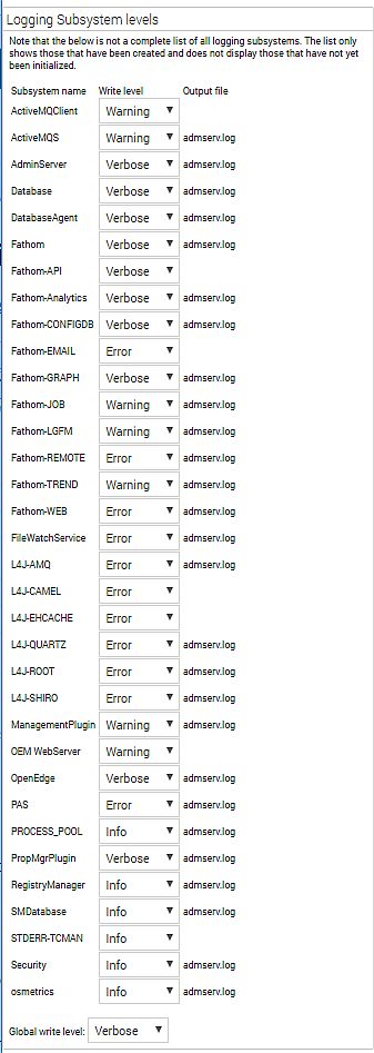 OEM Extended Logging online