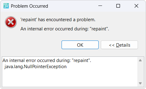 Java error reported when typing "type-name" in PDSOE - Progress Community