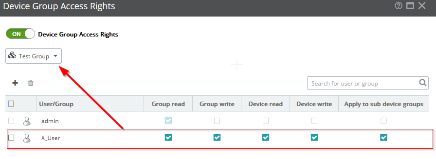 X-User rights over Test Group.png