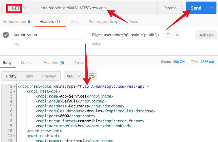How to use Postman to work with MarkLogic REST API endpoints - Progress ...