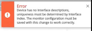 device has no interface descriptions