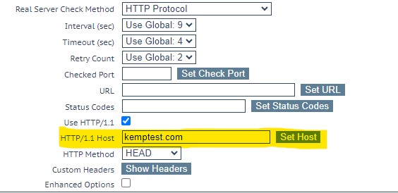 HTTP health checks failing for real server 