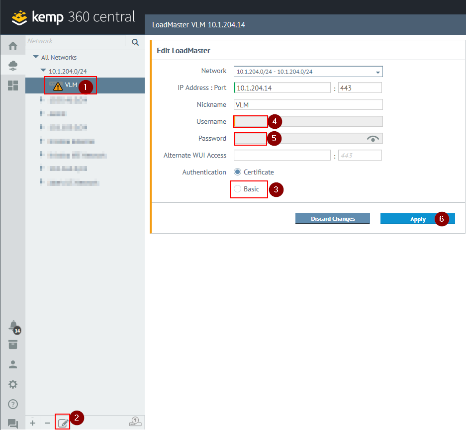 LoadMaster in unauthorized status in KEMP Central - Progress Community
