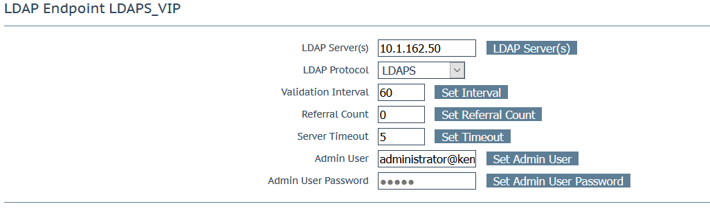 How to create a Virtual Service for Load Balancing LDAP, LDAPS or ...