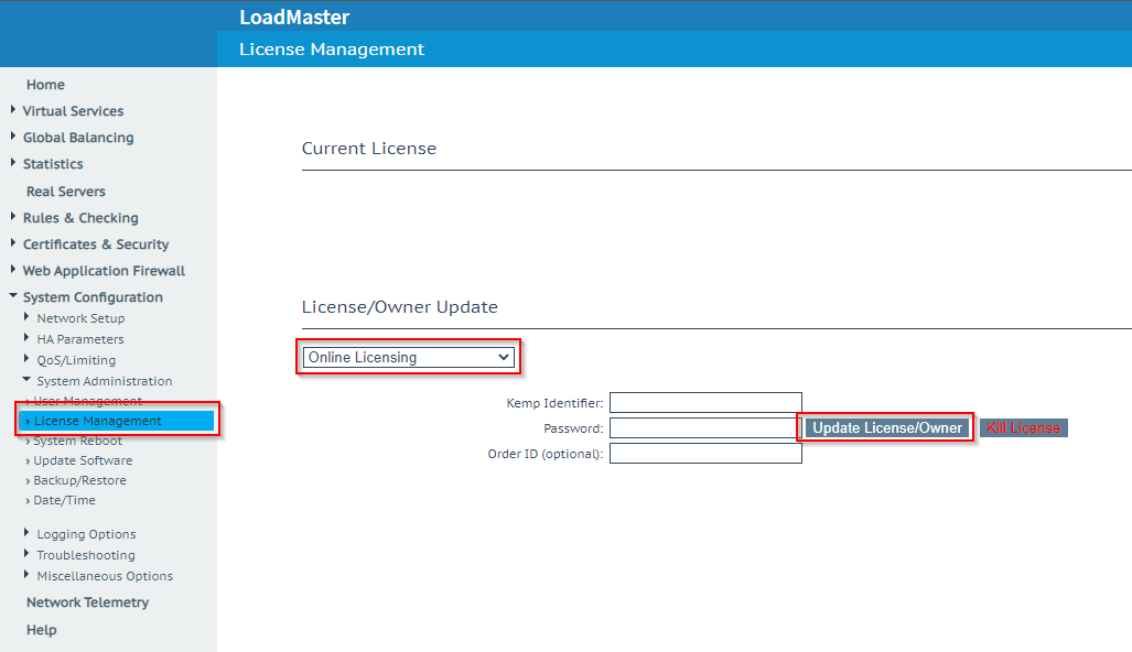 How to transfer permanent LoadMaster licenses - Progress Community