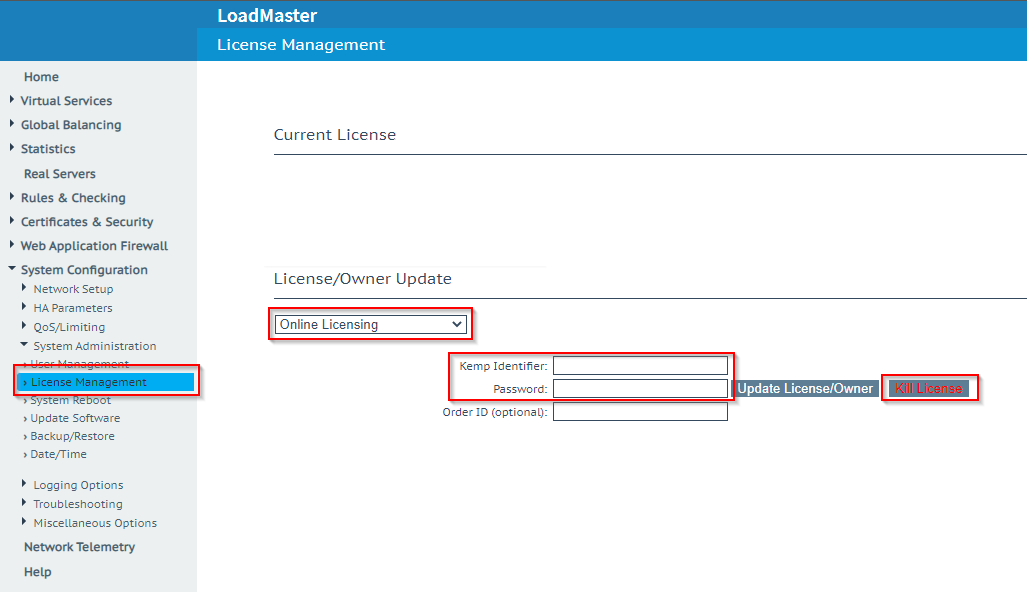 How to transfer permanent LoadMaster licenses - Progress Community