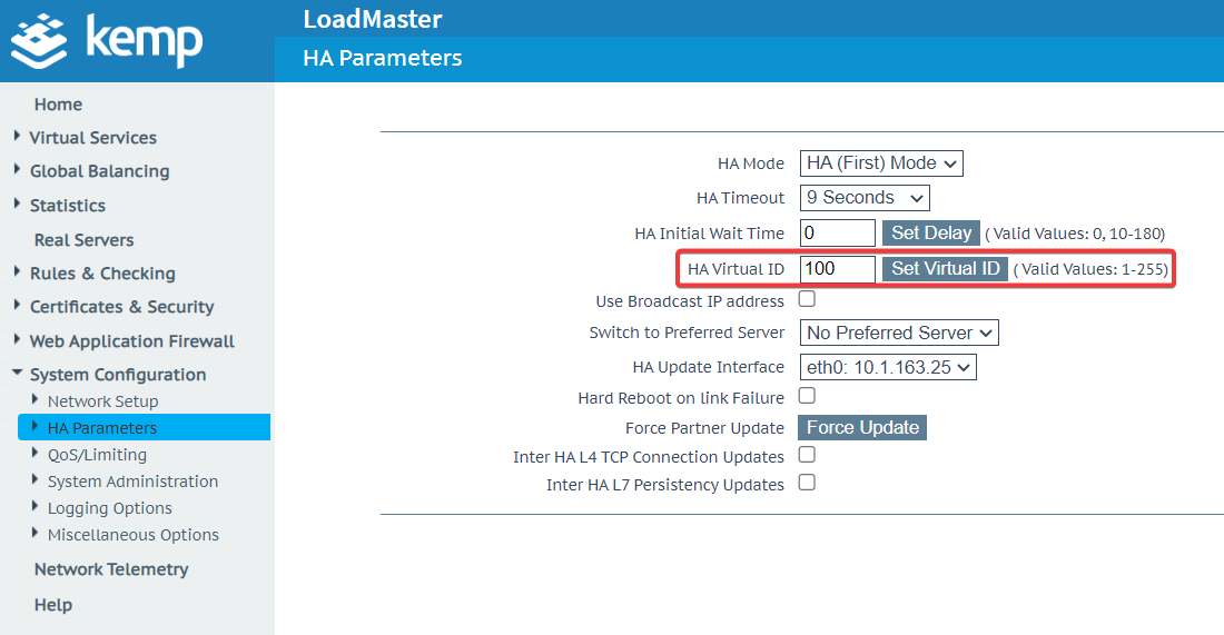How to modify the CARP MAC Address for the LoadMaster - Progress Community