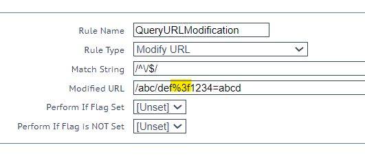 QueryURLModification