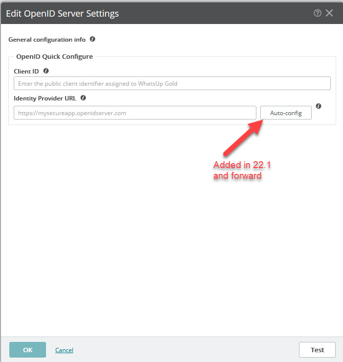 Configuring OpenID for Azure environments for use in WhatsUp Gold ...