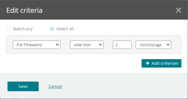 Special Filter Settings