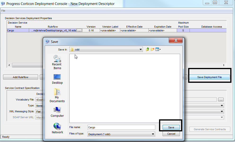 How to generate a .cdd file for Corticon deployments? - Progress Community