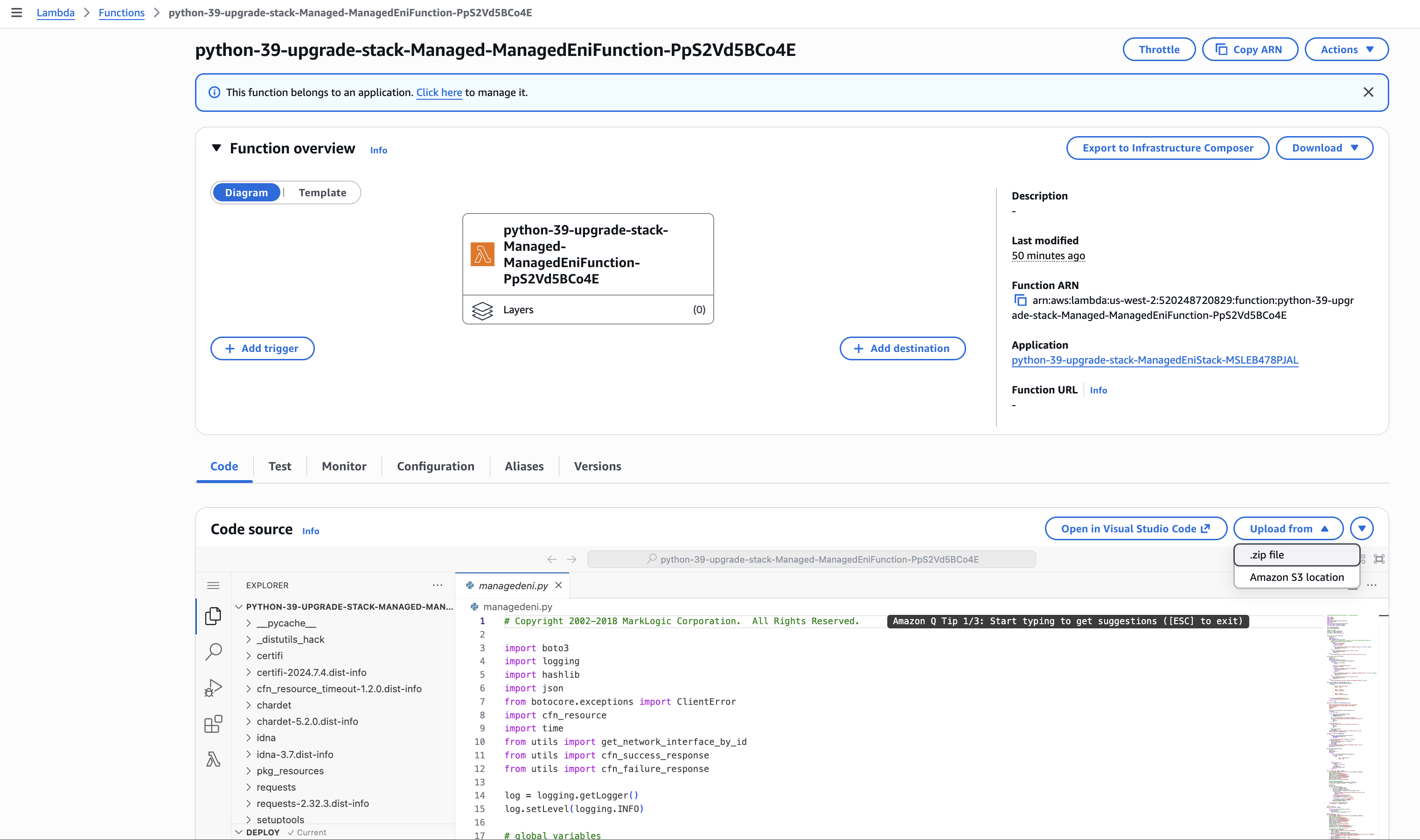 How to Upgrade Python from 3.9 to 3.13 in MarkLogic AWS CloudFormation ...