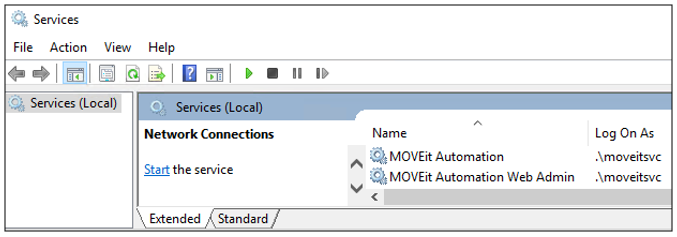 MOVEit - Change Windows Service Account Password - Progress Community