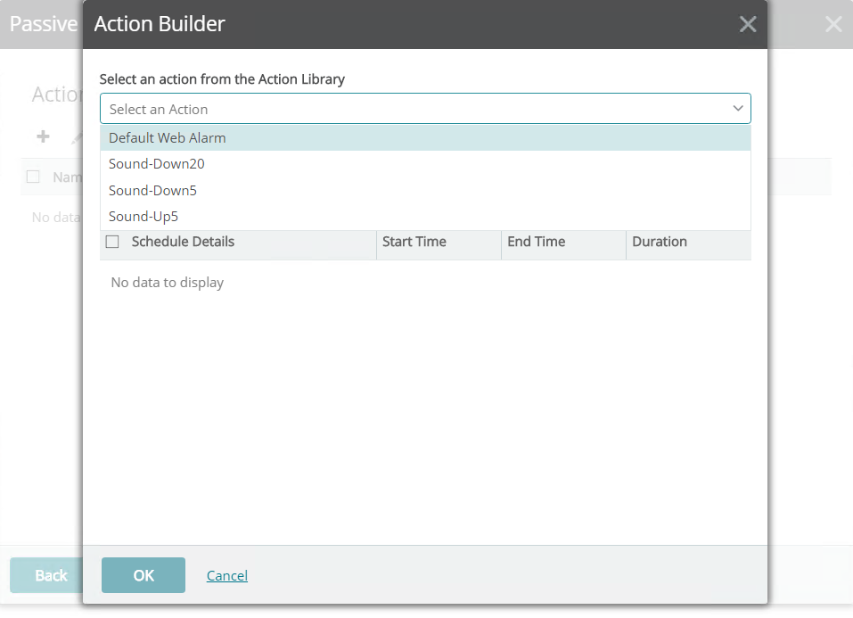 Adding web alarm to monitor