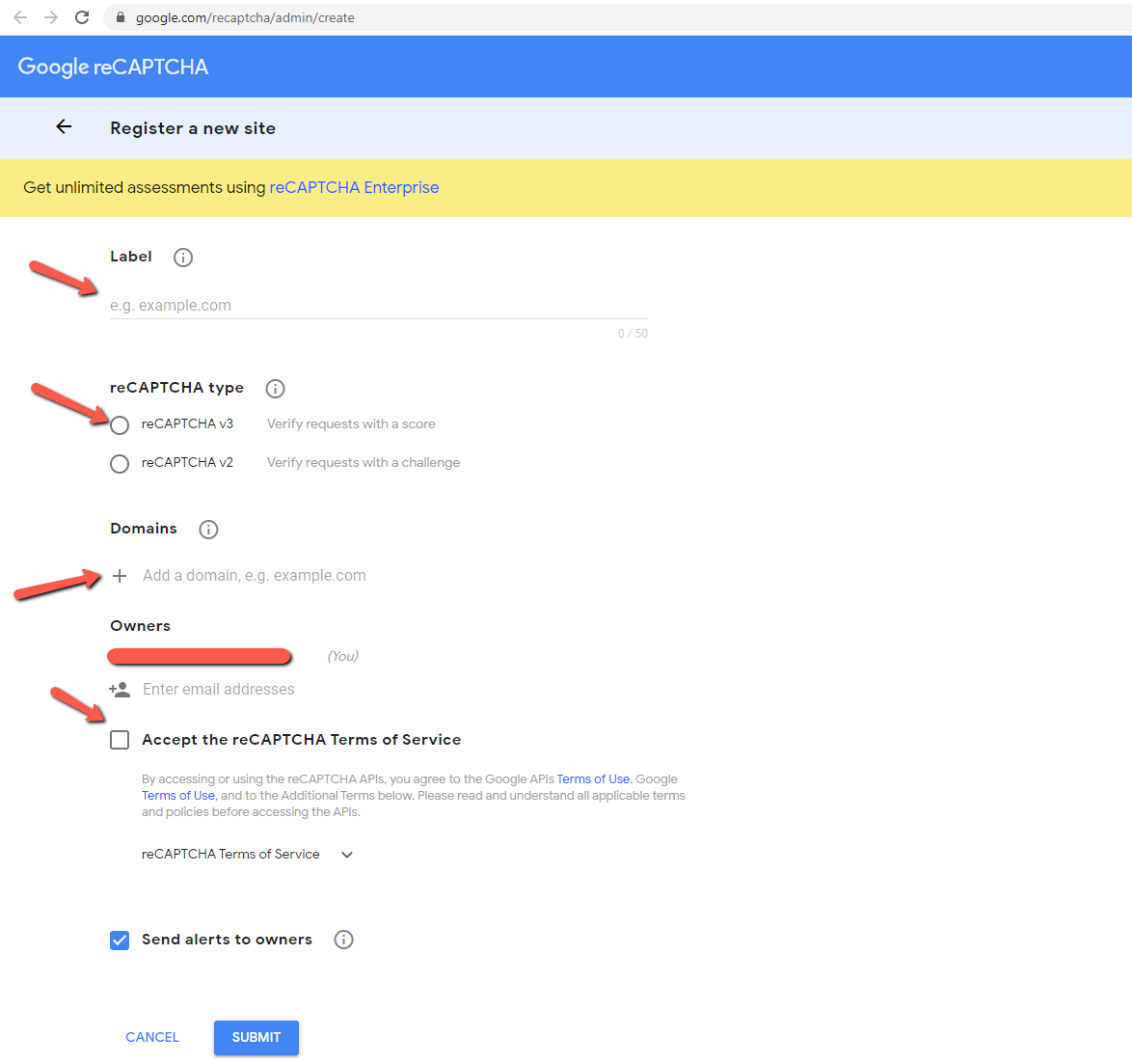 Forms: Enable Google reCAPTCHA v3 - Progress Community