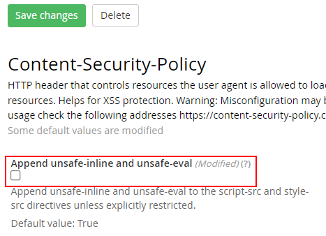Security: Creating a separate Web Security module / CSP headers for ...