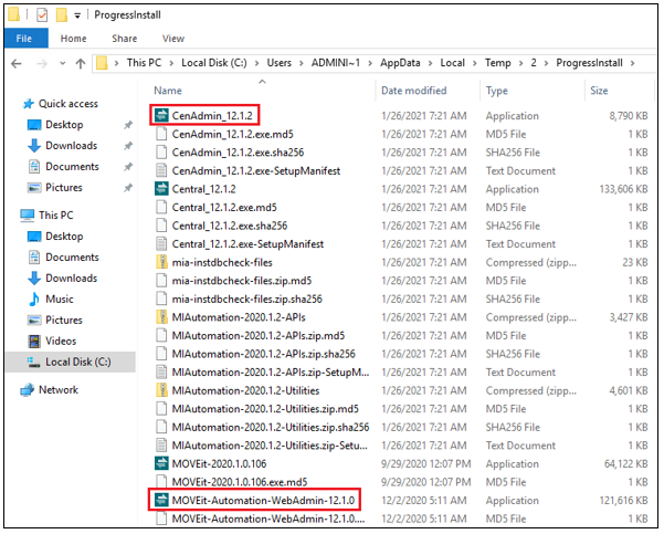 Separate Installer for MOVEit Automation Admin Client and Web Admin ...