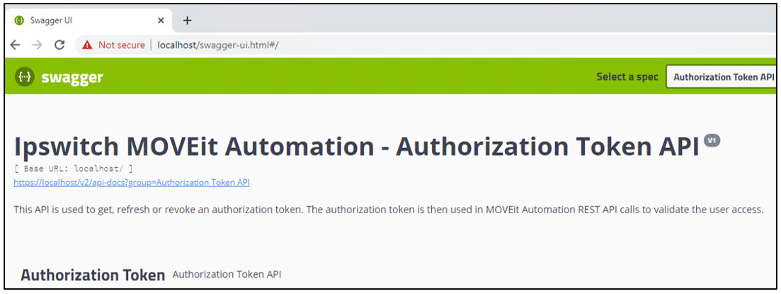 MOVEit Automation - REST API Swagger User Interface - Progress Community