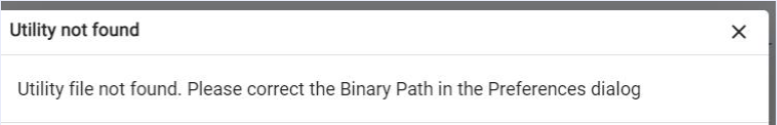PostgreSQL error message while trying to backup Databases - Progress ...