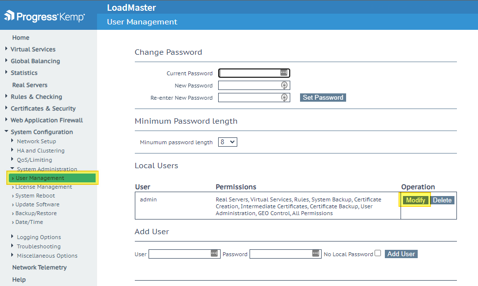 How to reset a Progress ID password or LoadMaster user passwords ...
