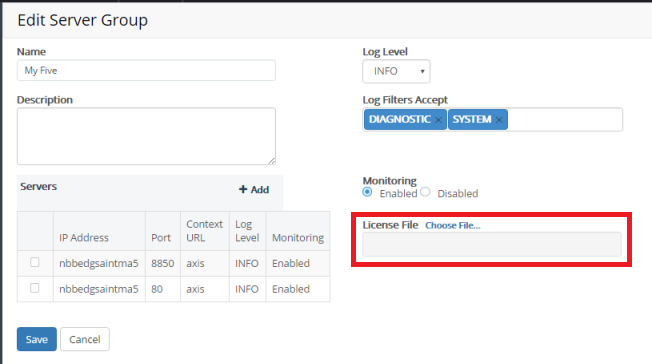 Upgrading the Corticon Server Group License in the Web Console